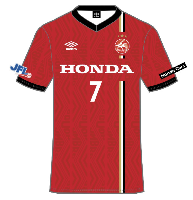 Honda FC レプリカユニフォーム FP赤 2022 M-Lサイズ 2022シーズン